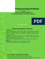 Linear Programming Problem