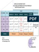 Jadwal Dan Kode Bel Sekolah