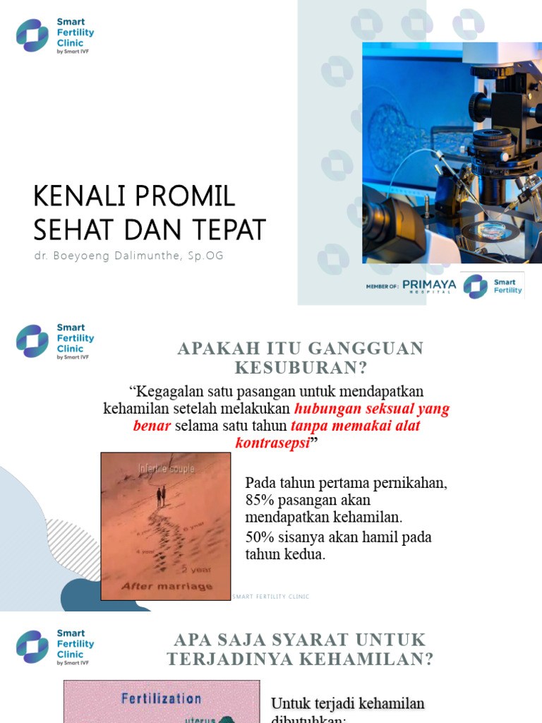 Panduan Kesuburan dan Promil | PDF