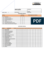 Lista de Verificação Mensal