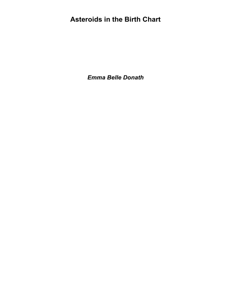 Asteroids in The Birth Chart (Emma Be... (ZLibrary) PDF In
