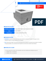 Ficha Tecnica Caja Prefabricada de Concreto Porta Medidor Roalcom