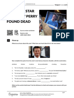 Friends Star Matthew Perry Found Dead British English Teacher