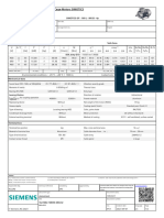 Data Sheet For Three-Phase Squirrel-Cage-Motors SIMOTICS: Motor Type: 1AV1164B Simotics GP - 160 L - Im B3 - 4P