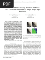 GRAM Gradient Rescaling Attention Model For Data Uncertainty Estimation in Single Image Super Resolution