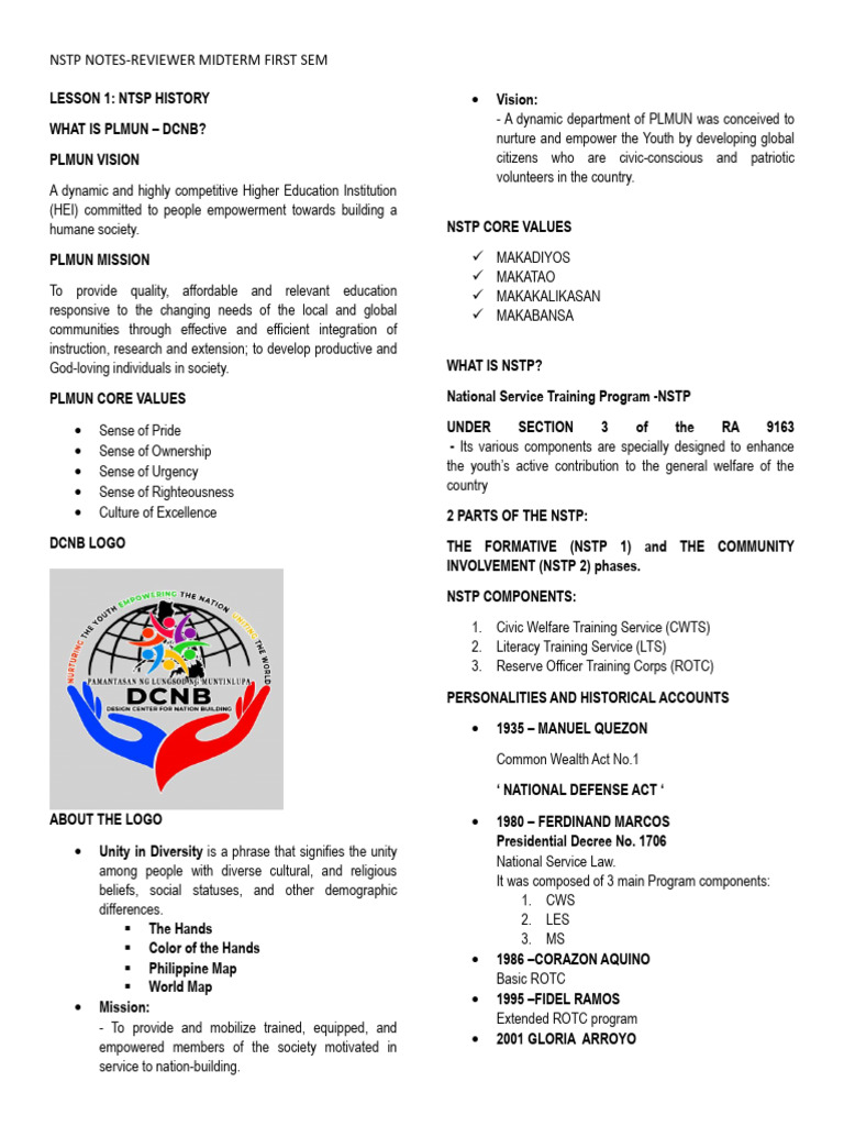 NSTP Midterm Reviewer: Disaster Preparedness | PDF | Earthquakes | Tsunami