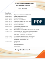 RUNDOWN kACARA PERPISAHAN KELAS VI SDK IMANUEL