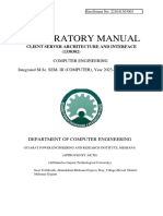 Laboratory Manual: (1330302) Computer Engineering Integrated M.Sc. SEM. III (COMPUTER), Year 2023-24 (ODD SEM)