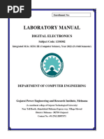 Laboratory Manual: Digital Electronics