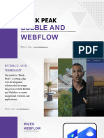 Bubble and Webflow