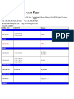 Toba Camshaft Catalogue