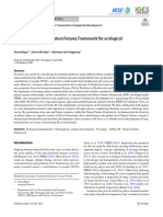 Operationalizing The Nature Futures Framework For Ecological Infrastructure