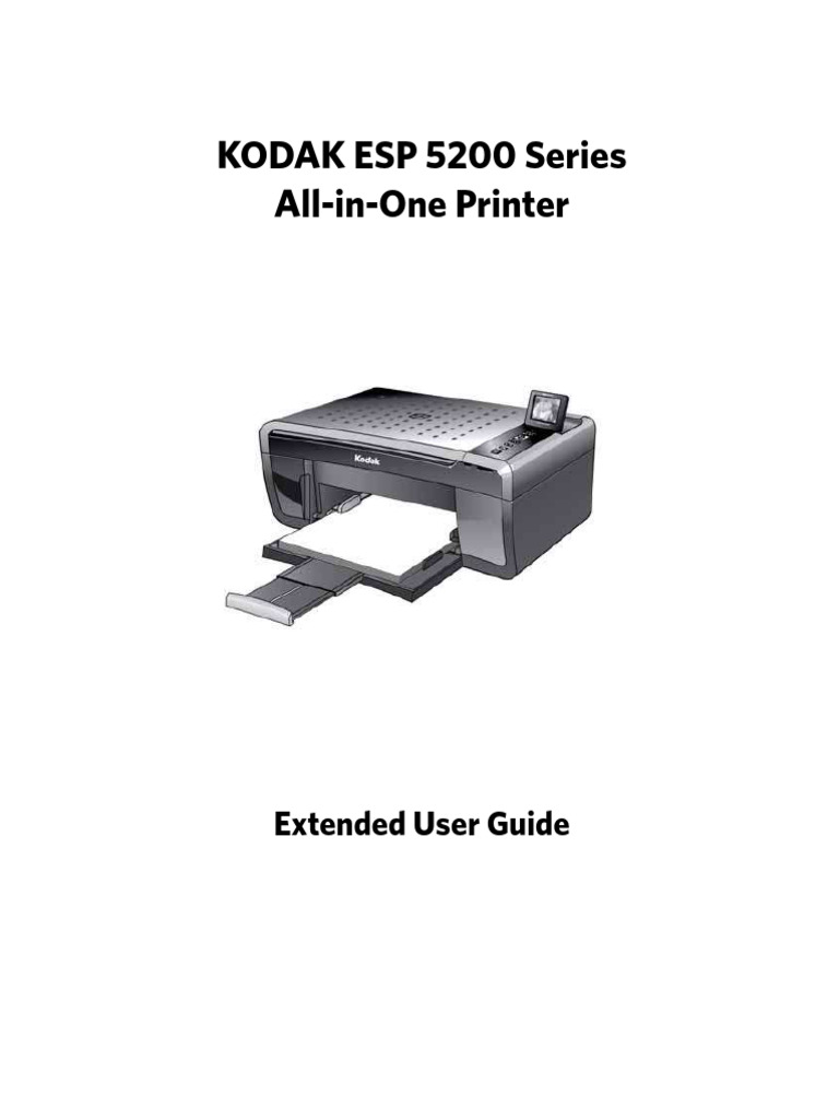 Kodak ESP 5250 Manual en PDF Computer Network Wi Fi