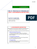 Unit 3 Groundwater Abstraction