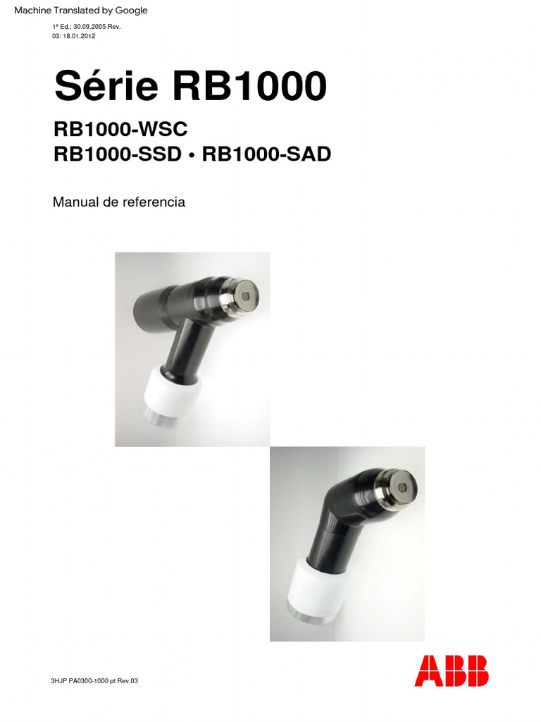 Manual de Referência RB1000 | PDF | Tinta | Motores