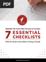 Know Before You Go - Checklists 1