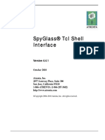 SpyGlass TCL Shell Interface