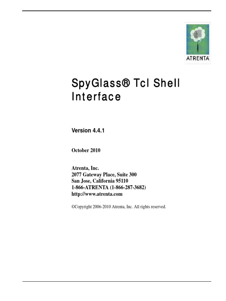 SpyGlass TCL Shell Interface | PDF | Shell (Computing) | Command Line ...