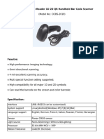 OCBS 2019 Barcode Reader 1D 2D QR Handheld Bar Code Scanner