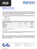 Gema Uv PP 2630 - TDS