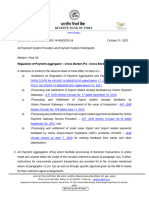 Regulation of Payment Aggregator - Cross Border