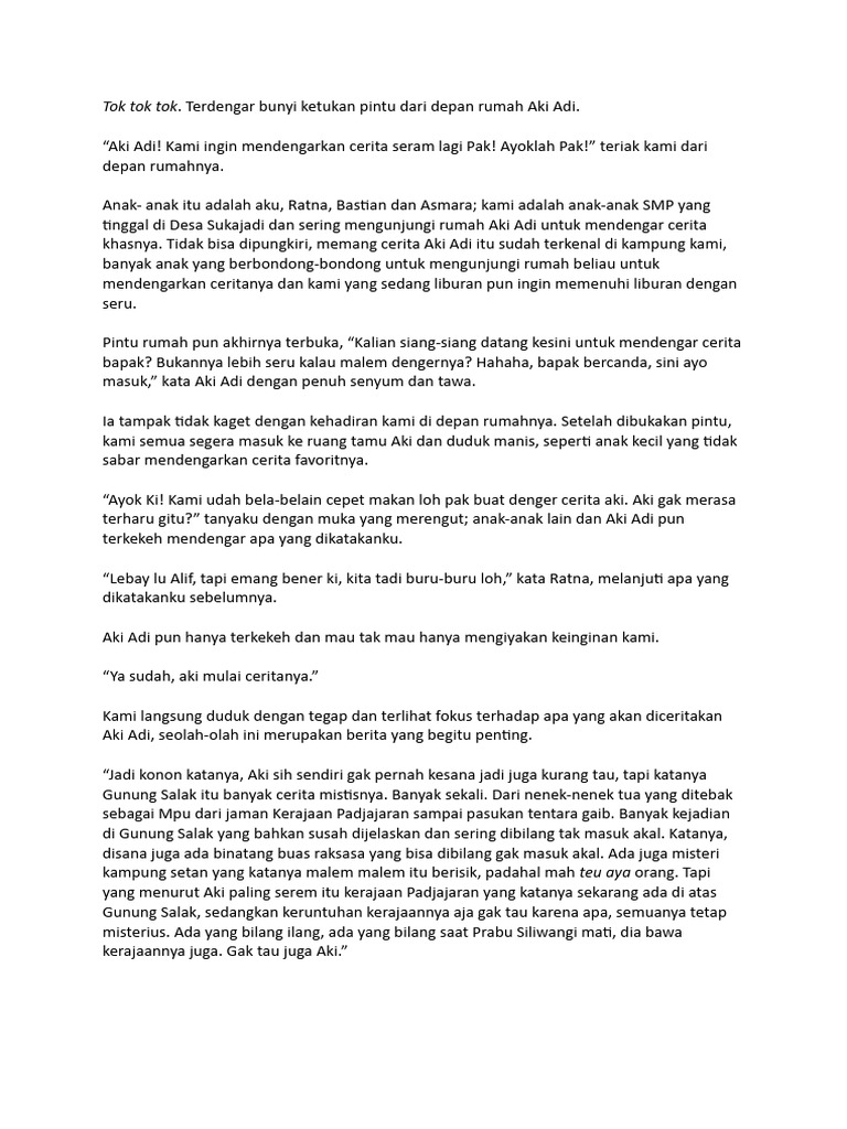 Cerita 2.0 | PDF