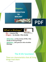 Introduction in Biology