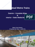 Hyderabad - Metro Train Branding - General