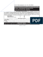 Partial Modification of Tehsildar (BS-16) (8J2023) 31-10-2023