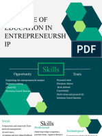 Role of Educ in Entrepreneurship-Madridano