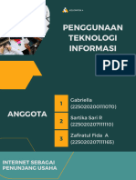 Penggunaan Teknologi Informasi (PPT Kel 4)