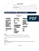 Etiquetas de HTML Más Usadas y Atributos