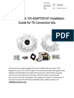 VW 1.9 2.0 TDI Adapter Kit Installation Guide - REV04