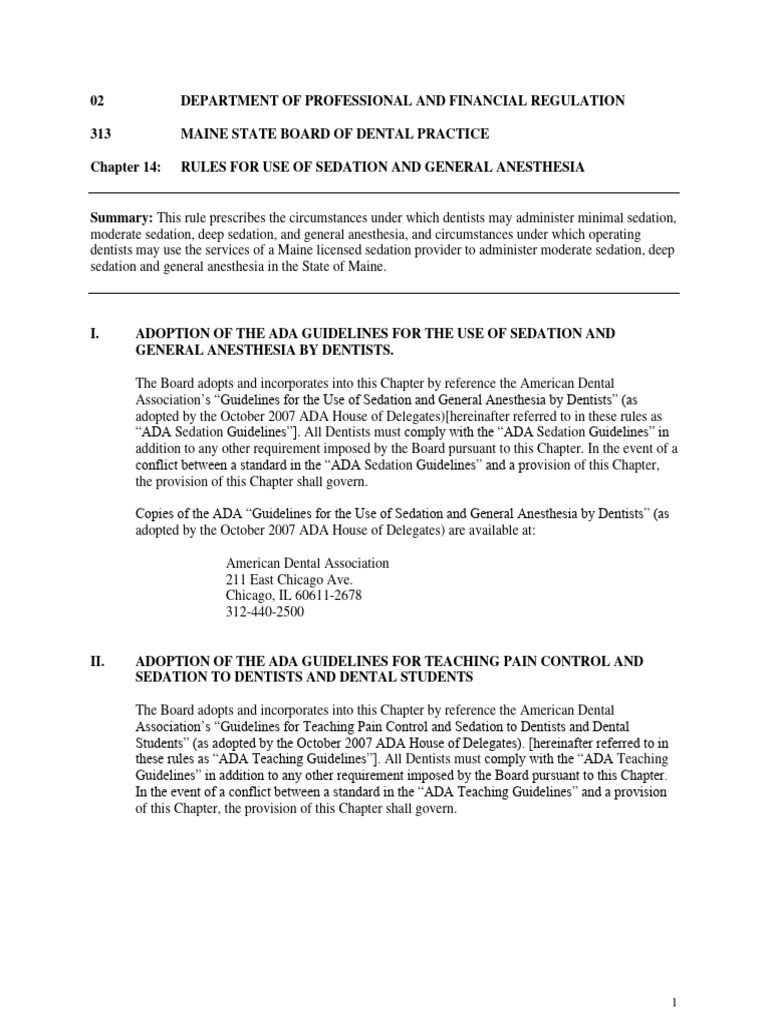 Chapter 14 effective 1 15 2023 pdf anesthesia dentist