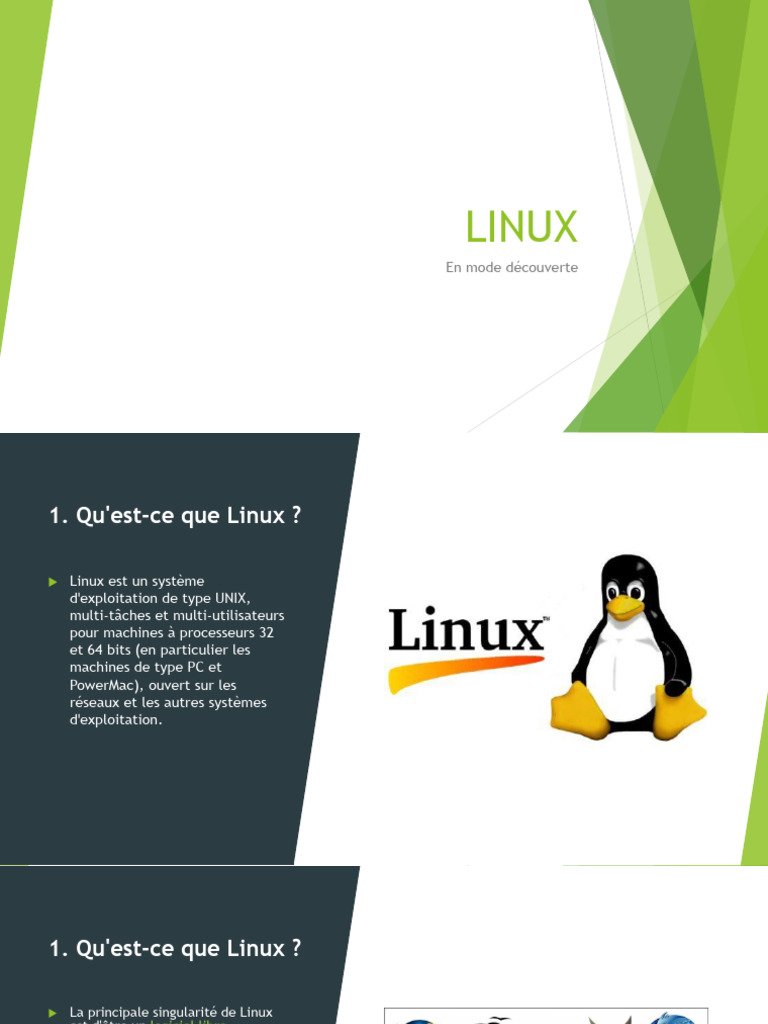 Introduction à Linux et ses avantages | PDF | Linux | Serveur ...
