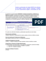 MF1442. Foro Análisis de Los Referentes Formativos y Profesionales Del Módulo MF0972 Del Certificado SSCM0108