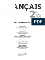 Dokumen - Pub Franais 2de Bac Pro Livre Du Professeur Ed 2019 201709708x 9782017097082
