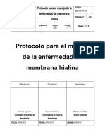 P-NEO-004 Protocolo para El Manejo de La Enfermedad de Membrana Hialina