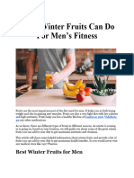 What Winter Fruits Can Do For Men's Fitness