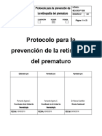 P-NEO-010 Protocolo para La Prevención de La Retinopatía Del Prematuro