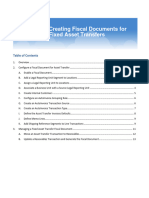 Creating Fiscal Documentsfor Fixed Asset Transfers
