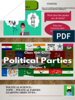 Grade 10 Political Science Political Parties