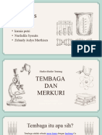 Hadist-Hadist Tentang Tembaga Dan Merkuri