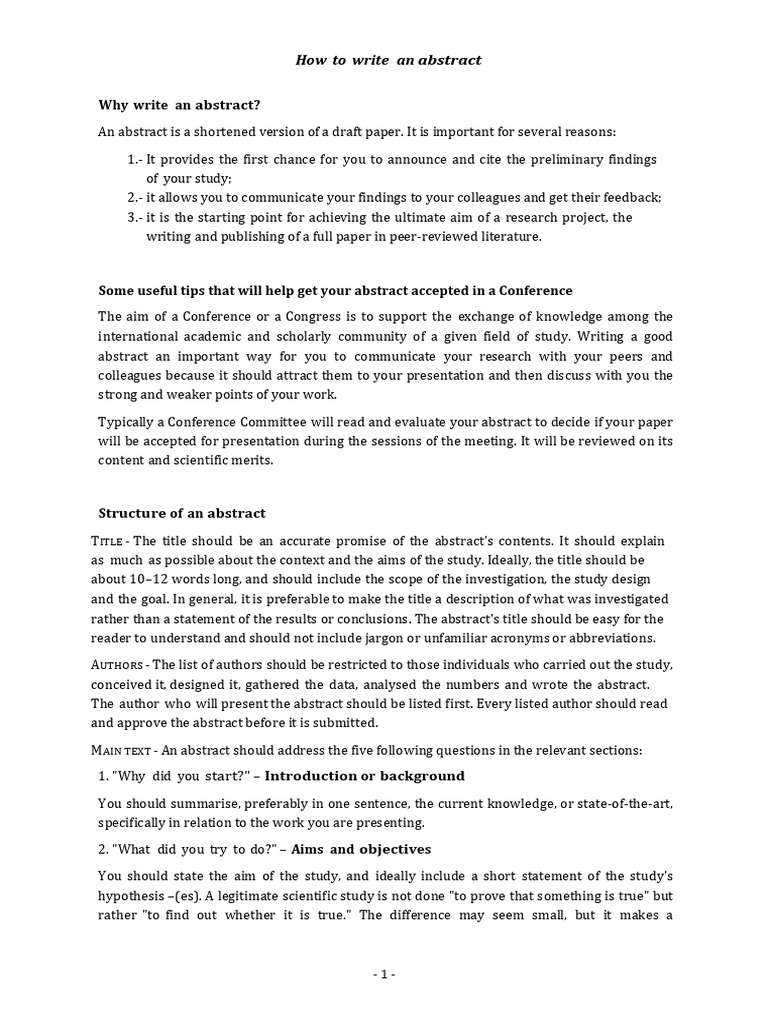how-to-write-an-abstract-pdf-abstract-summary-knowledge
