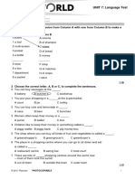 1 Match A Word or Expression From Column A With One From Column B To Make A Phrase. Column A Column B