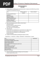 Mod 2 - Problems - Cost Sheet