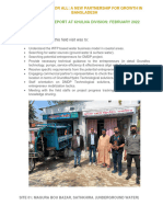 Field Visit Report at Khulna Division - FEBRUARY 2022