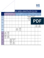 Horario de Tutorias Quinto Nivel Carrera Administración