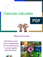 Clase 1 U1ciencias Naturales 1° Básico (Seres Vivos y No Vivos)