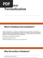 Database Normalization Updated